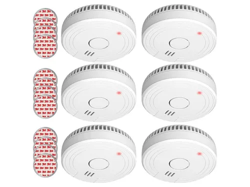 ELRO FS1805M Rauchmelder-Set - Rauchmelder Set mit 6 Teilen, inklusive magnetischem Befestigungsset und 5 Jahren Garantie, entspricht der europäischen Norm EN14604 – für Ihre Sicherheit im Zuhause.