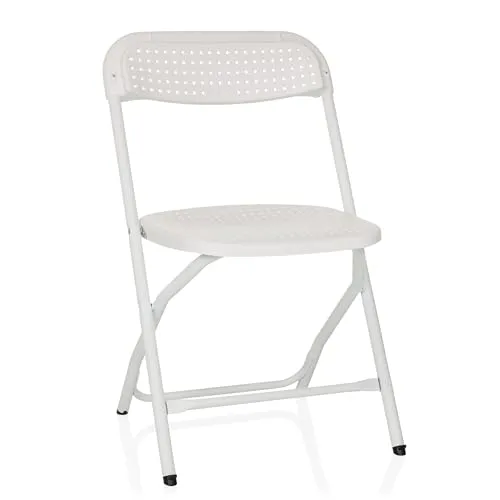 hjh OFFICE Klappstuhl TUDELA XXL PRO W in weiß von hjh Office