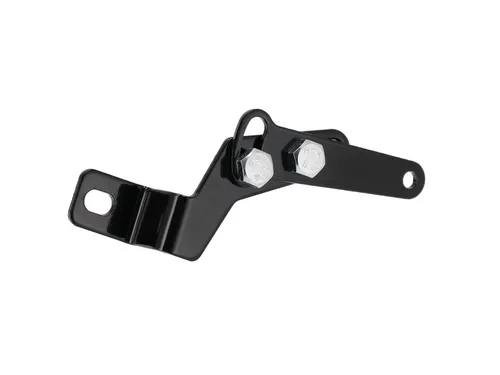 Auspuffhalter verstellbar, Schwarz in schwarz von EAO