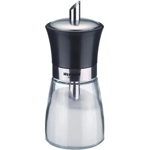 WESTMARK Blacky Zuckerstreuer, 190 ml - Zuckerdose aus hochwertigem Edelstahl mit 190 ml Fassungsvermögen, ideal für präzise Dosierung und elegantes Kaffeegenuss.