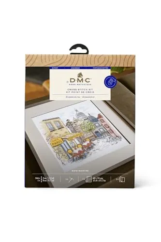DMC - Montmartre Kreuzstichset von Anna Matvieieva - Zählbare Kreuzstich-Sets für Fortgeschrittene, mit attraktivem Design und hochwertiger Qualität. Perfekt für kreative Projekte und eine fröhliche Ergänzung für Ihr Zuhause.