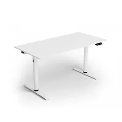 Arozzi Arena Nordico Gaming Tisch – Höhenverstellbar & Kabelmanagement – 140x70 cm – Weiß