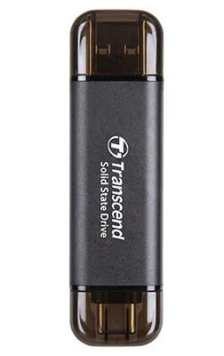 Transcend ESD310C - Externe SSD 512 GB, tragbar mit USB 3.2 Gen 2x1 für schnelle Datenübertragungen