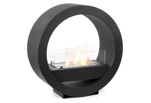 Moritz Dekokamin Standkamin 64 x 63 x 25 cm - Dekokamin für gemütliche Abende, einfach ohne Strom oder Schornstein aufzustellen. Ideal für Wohnzimmer oder Terrasse, schafft eine warme Atmosphäre mit tanzender Flamme.