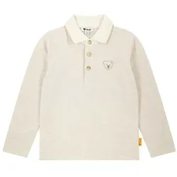 Steiff Jungen Poloshirt Langarm, Sesame, 104 cm von Steiff