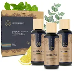 Liebenstein Bio Saunaaufguss 3er Set von Liebenstein