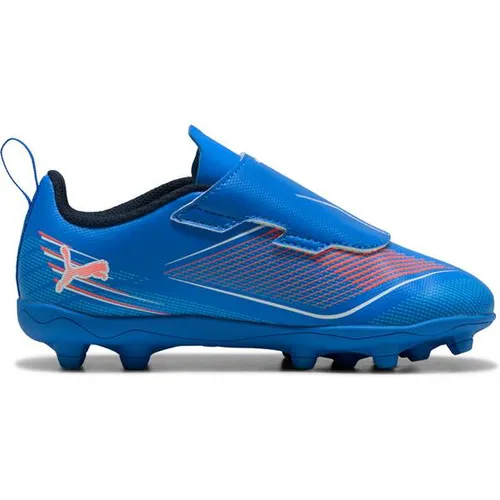 Puma Ultra 6 Play V Rb Fg/ag Fußballschuhe für Kinder Blau EU 28 - Leichte Fußballschuhe für Kinder, ideal für Geschwindigkeit und optimale Traktion auf festem Boden und Kunstrasen. Hergestellt aus mindestens 30% recycelten Materialien.