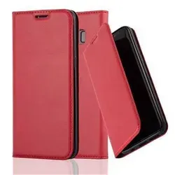 Cadorabo Hülle für Samsung Galaxy S8 PLUS Schutz Hülle in Rot Handyhülle Etui Case Cover Magnetverschluss