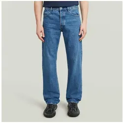 G-STAR Herren Dakota Regular Straight Jeans, Blau - Bequeme 5-Pocket-Jeans mit originellem Look, ideal für lässige Outfits. Perfekte Passform für stilbewusste Männer.