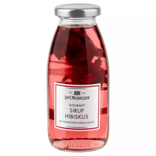 L.W.C. Michelsen - Gourmet Rosenduft-Sirup mit Hibiskus-Blüte 350g 13,69 €/kg