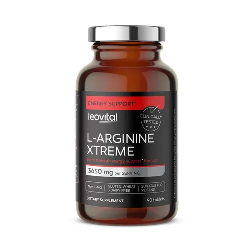 Polleo Sport L-Arginine Xtreme – 90 Kapseln mit 1825 mg L-Arginin - Aminosäure L-Arginin für Energie und Immunsystem, 825 mg reines L-Arginin pro Kapsel, vegan und glutenfrei, ideal auch für Allergiker.