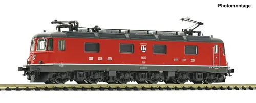 Fleischmann 734124 N E-Lok Re 6 6 11673 - leistungsstarke SBB Lokomotive, 7.850 kW Stundenleistung und 140 km/h Spitzengeschwindigkeit