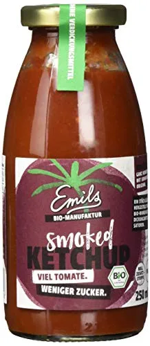Emils Bio-Manufaktur Smoked Ketchup, 2er Pack (2 x 250 ml) von Emils