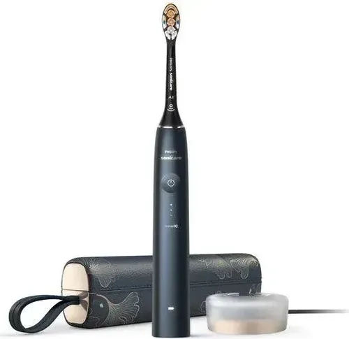 Philips Sonicare DiamondClean Prestige 9000 HX9992 - Elektrische Zahnbürste mit 5 Putzprogrammen und integriertem Drucksensor, bietet optimale Mundpflege und intelligente Positionserkennung für ein strahlendes Lächeln.