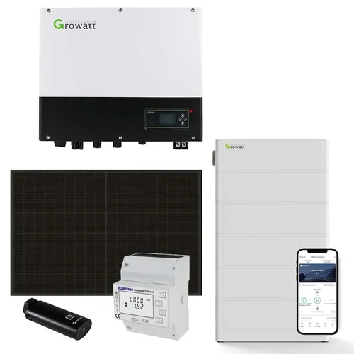 Produktbild Growatt 7kWp PV Komplettanlage mit Glas Glas Modulen