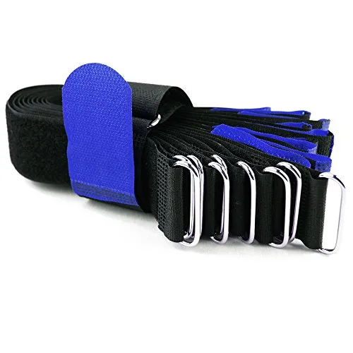 Klettkabelbinder Metallöse in blau von Goodymax
