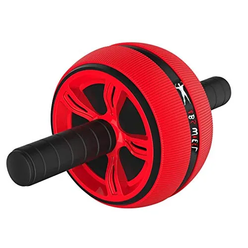 FIT Fitness AB Roller | Großes Anti-Rutsch-Rad für Bauchmuskeln, Arme, Schultern und Rücken | Stärkt durch Training zu Hause | Fitness Trainer Home ABS Workout