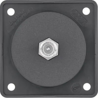 Berker Integro Flow/Pure Sat Steckdose, F-Buchse, anthrazit von Berker