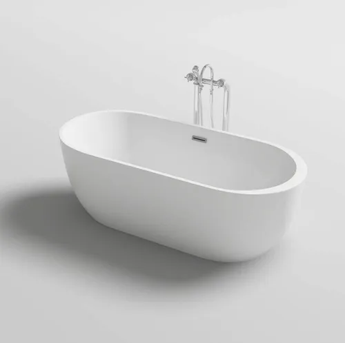 HOME DELUXE Badewanne Freistehende Badewanne CODO 170 x 80 x 58 cm, (2-tlg)