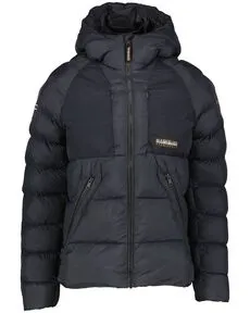 Napapijri A-moesa PUF Jacke schwarz M - Stylische Herrenjacke mit Kapuze, Pfc-freiem Material und praktischen Reißverschlusstaschen. Ideal für jeden Anlass und perfekt für die kalte Jahreszeit.