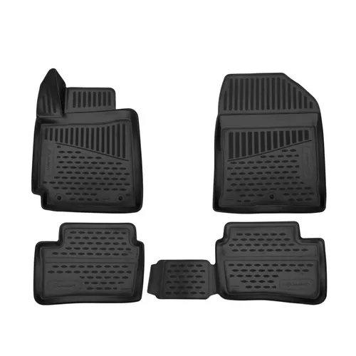 Element Premium 3D Gummimatten für KIA Picanto (2017-2024) - Maßgeschneiderte 4-teilige Fußmatten für KIA Picanto, bieten optimalen Allwetterschutz und sind leicht zu reinigen. Hergestellt aus hochwertigem, langlebigem Material für maximale Strapazierfähigkeit.