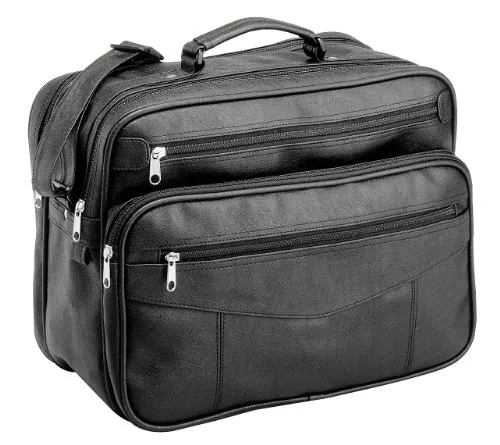 Bowatex Arbeitstasche Umhänge Flugumhänger Tasche Querformat 39 cm Schwarz