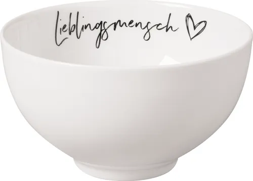 Villeroy & Boch Statement Bol Lieblingmensch, 14 cm Ø -6250-