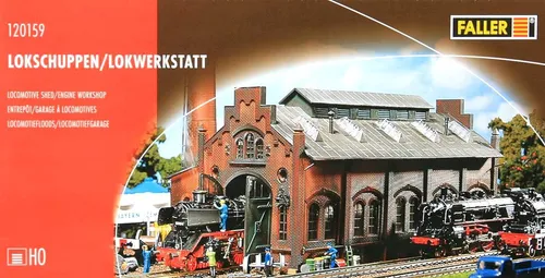 Faller H0 120159 Lokschuppen/Lokwerkstatt