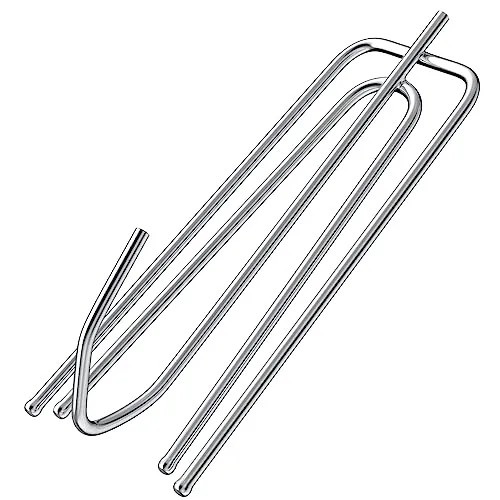 Stück Gardinenhaken aus Edelstahl 45