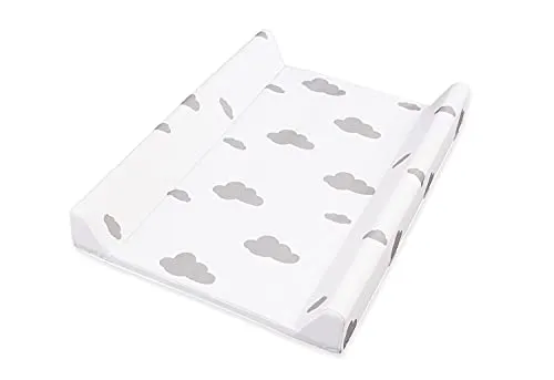 Pinolino 72012-8 Wickelablage, Folie, „Clouds“ -Design, Grau, 1 Stück