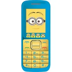 Lexibook Ich - Einfach unverbesserlich Minions 2G Handy - Simlockfreies Handy mit Dual SIM, Kamera und wiederaufladbarem Akku in buntem Minions-Design, ideal für Kinder und junge Fans.