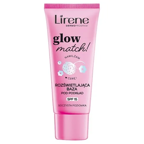 Glow Match! rozświetlająca baza pod podkład SPF15 30ml Lirene 5900717631915