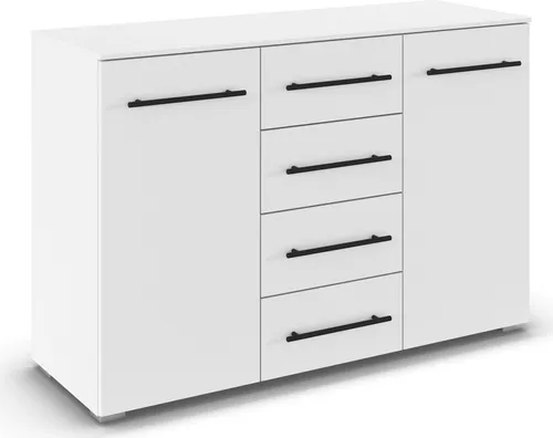 RAUCH Sideboard Schubladenkommode AVOLA, alpinweiß, 120 cm