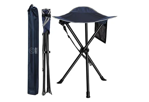 Canyon Cruise Campinghocker Tragbarer Campinghocker–Klappbarer Dreibein-Stuhl für Angeln & Outdoor (Dreibein-Hocker, 1 St., Tragbarer Camping-Stuhl), Festival Stuhl