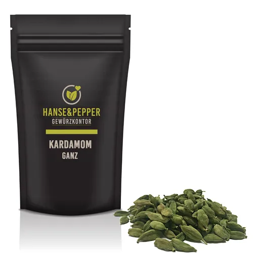 250g Cardamom Ganz Kardamom Kardamon natürlich vom Hanse&Pepper Gewürzkontor