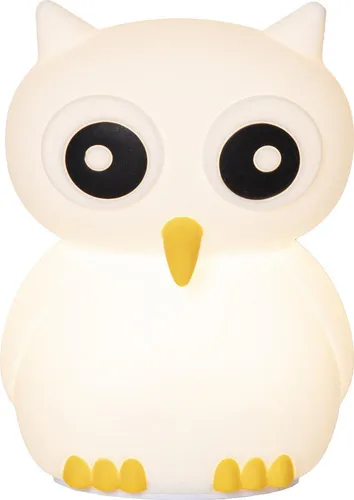 Star Trading 357-58 LED Nachtlicht, Eule, 7 Farben, 10,7x14,8 cm