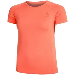 Odlo Performance X-Light Eco Crew Neck Unterhemd Damen - Koralle, Größe XL - Funktionsunterwäsche aus recycelten Materialien mit Ceramicool-Fasern für optimale Kühlung und Komfort beim Radfahren, Wandern oder im Alltag.