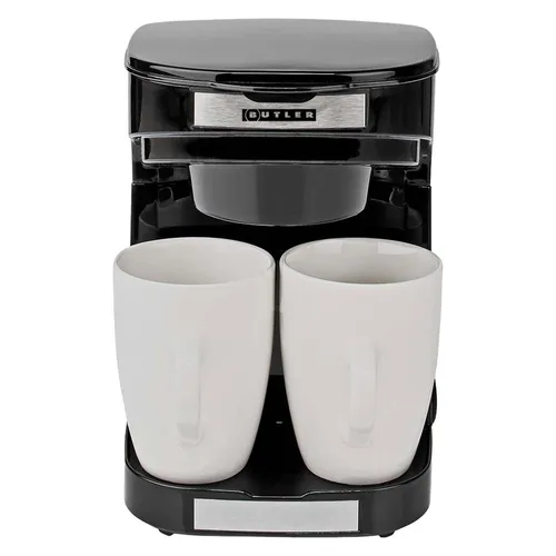Butler 16100129 Kaffeemaschine Schwarz, Silber