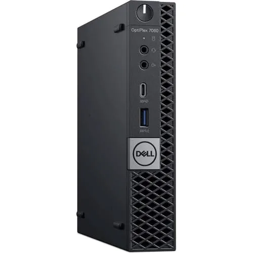 Mini-PC Desktop-PC Dell Optiplex 7060, Prozessor Core i5-8400T, RAM 16 GB, SSD-Festplatte 256 GB NVMe, Win 11 Pro (generalüberholt)
