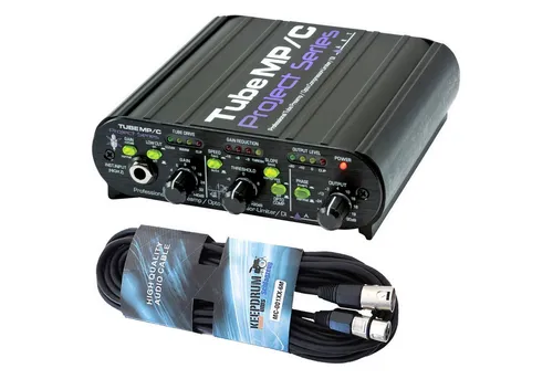 Art Audio Mikrofon ART Tube MP/C Mikrofon-Vorverstärker mit XLR Kabel (live, Studio), Röhrenvorverstärker