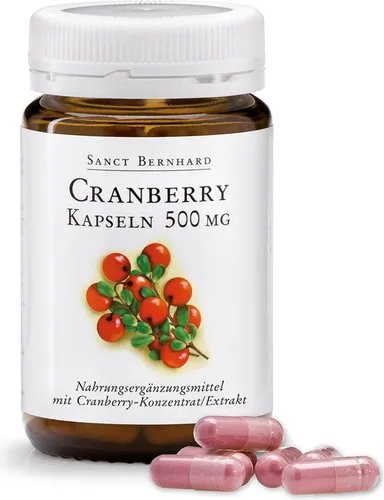Sanct Bernhard Cranberry-Kapseln 500 mg - 90 Kapseln