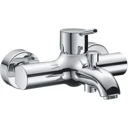 Hansgrohe Talis S Einhand Badebatterie - Armatur für Badezimmer, hochwertige Einhandmischtechnik mit 22 l/min Durchflussmenge für optimalen Komfort und stilvolles Design.