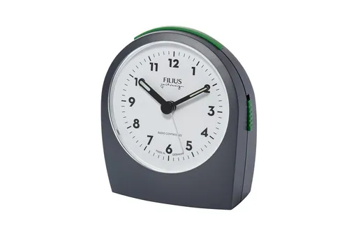 FILIUS zeitdesign Funkwecker analog, 0545 grau