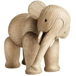 Kay Bojesen Elefant klein aus Eiche - Figuren & Skulpturen, handgefertigt mit beweglichen Gelenken und aus hochwertigem Eichenholz – ein stilvoller Design-Klassiker für Ihr Zuhause.