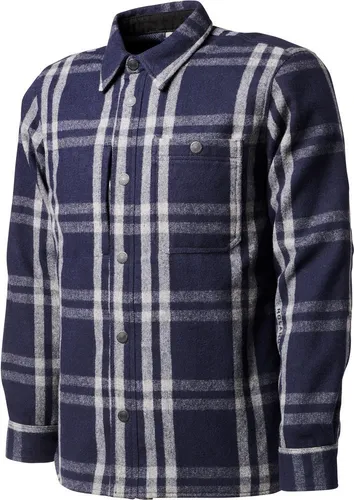 Roland Sands Design Motorrad-Hemd Buellton - Navy - Stylisches Herrenhemd in Navy, Größe M. Ideal für Biker, gefertigt aus hochwertigem Polyester für optimalen Tragekomfort. Perfekt für den Alltag und die nächste Motorradtour.