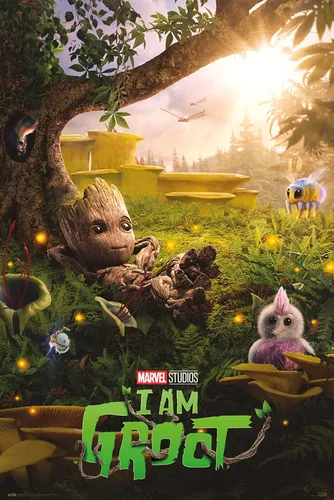 Poster I am Groot Marvel Groot Chill Time Maxi Wandposter Plakat Neu 61x91,5 cm