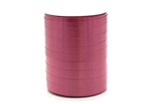 Star Dekoband, Geschenkband Ringelband 10mm x 250m Rolle Weinrot / Bordeaux
