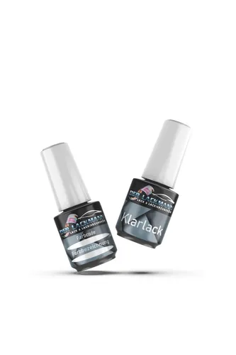 Lackstift-Set für VW Audi LA7N Limestone Grey Met. A7N+Klarlack 2x20ml Pinsel