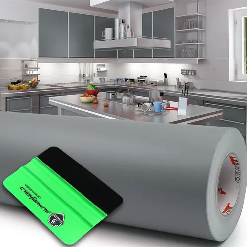 Produktbild 10m Oracal 631 Matt 071 Grau 63cm Plotterfolie + Rakel Möbelfolie