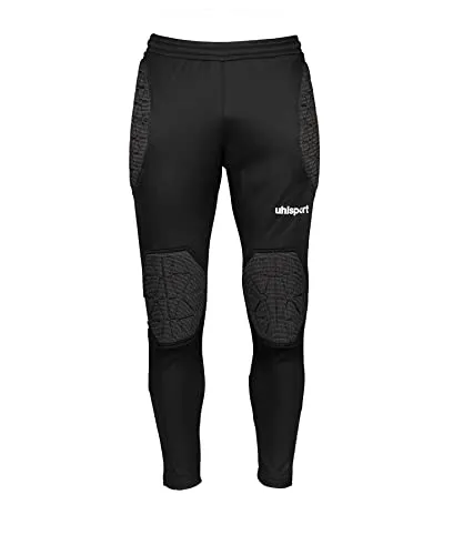 uhlsport Anatomic Kevlar Kinder Torwarthose, Schwarz, 164 EU - Trainingsbekleidung mit gepolsterten Hüft- und Kniebereichen für optimalen Schutz, strapazierfähiges Material und verstellbarer Kordel für perfekten Sitz.